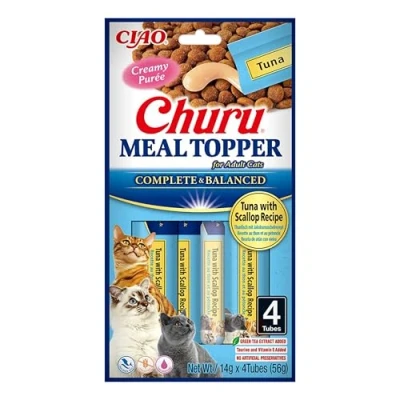 Afbeelding van Ciao Churu Meal Topper kat Tonijn met Sint Jakobsschelp