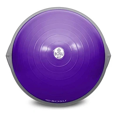 Afbeelding van BOSU 72 10850 Home Gym Apparatuur De Originele Balance Trainer 65 cm Diameter, Paars en Grijs