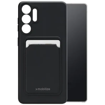 Afbeelding van Mobilize Rubber Gelly Card Case Samsung Galaxy S25 Ultra 5G Matt Black