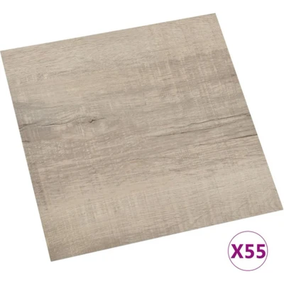 Afbeelding van vidaXL Vloerplanken zelfklevend 55 st 5,11 m?? PVC taupe
