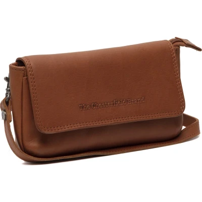 Afbeelding van The Chesterfield Brand Leren Telefoontasje Cognac Nelson