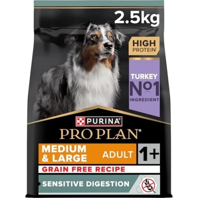 Afbeelding van 4x Pro Plan Optidigest Adult Grain Free Medium Large 2.5 kg