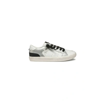 Afbeelding van Geox J Gisli Sneakers laag voor kinderen, Maat: 30, White silver Kunststof/ textiel