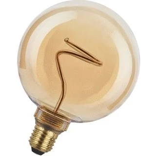 Afbeelding van Bailey SpiraLED XL G125 4.9W 200lm 1800K Goud Dimbaar 125x164mm E27 Zeer Warm Wit 4.9 watt 15.000 Branduren