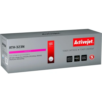 Afbeelding van ActiveJet AT 323N toner voor HP printer; 128A CE323A vervanging; Opperste; 1300 pagina&#039;s; magenta.