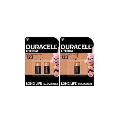 Afbeelding van 3 x Duracell 123 lithiumbatterijen (1 blister met 2 batterijen + 1 batterij) (CR123 / CR123A CR17345)