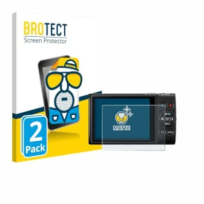 Afbeelding van BROTECT Screenprotector voor Canon Digital Ixus 285 hs Folie Beschermfolie matte (2 Stuks)