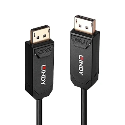 Afbeelding van Lindy 38520, 10 m, DisplayPort, Mannelijk, 7680 x 4320 Pixels