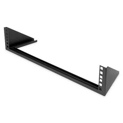 Afbeelding van DIGITUS DN 48003 19 inch frame 2U universeel wandmontageframe voor 19&quot; apparatuur verticaal 105 x 504 151 mm zwart