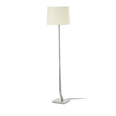 Afbeelding van Faro Lighting Rem Vloerlamp Ronde Tappered Shade Wit, E27