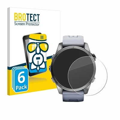 Afbeelding van BROTECT Screenprotector voor Garmin Fenix 7S (42 mm) Folie Beschermfolie Beschermglas transparant (6 Stuks)