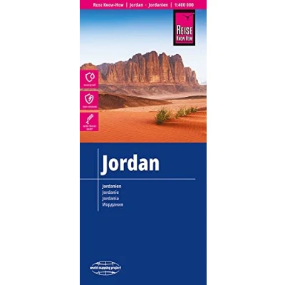 Afbeelding van Reise Know How Landkarte Jordanien (1:400.000): world mapping project, reiß und wasserfest