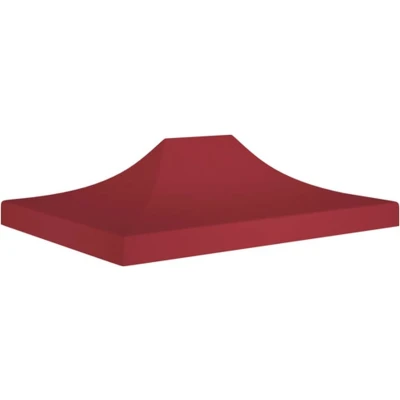 Afbeelding van Partytentdak 270 g/m² 4x3 m bordeauxrood