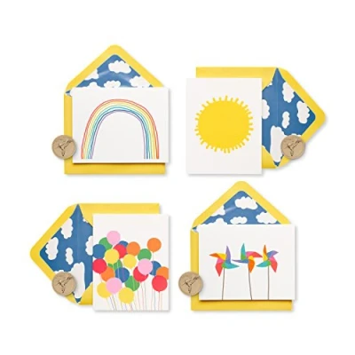Afbeelding van Papyrus Blanco kaarten met enveloppen, Little Box of Happy (20 stuks)