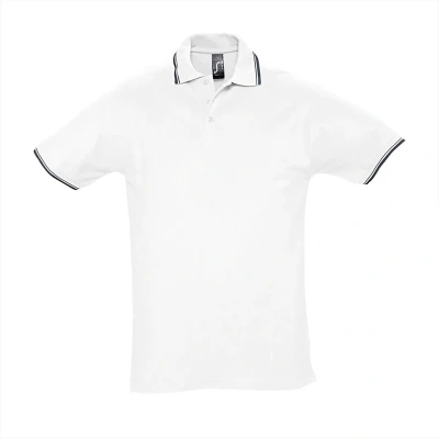 Afbeelding van SOL&#039;S Contrast Polo Practice L585 white/navy M