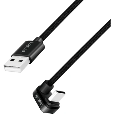 Afbeelding van LogiLink USB kabel 2.0 C stekker, A stekker 3.00 m Zwart CU0195