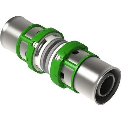 Afbeelding van SkinPress New Messing overgangskoppeling 26 mm pers x 3/4&quot; bu.dr.