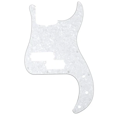 Afbeelding van Musiclily Pro 5 snarige 13 Schroefgaten P stijl Bas Slagplaat voor Fender American Precision Bass, 4 laags White Pearl