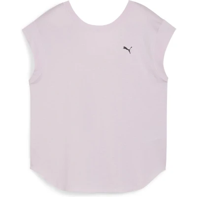 Afbeelding van Puma Studio Foundations TEE Sport Tshirt, Dames, Maat: XS, Grape mist