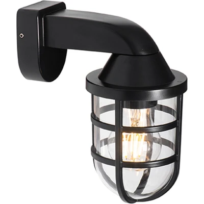 Afbeelding van QAZQA Moderne buiten wandlamp zwart IP54 Joeri