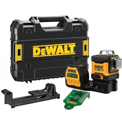 Afbeelding van Dewalt DCE089NG18 12V/18V XR Zelfnivellerende Kruislijnlaser Groen Met 3x360 Lijnen (Basic, TSTAK)