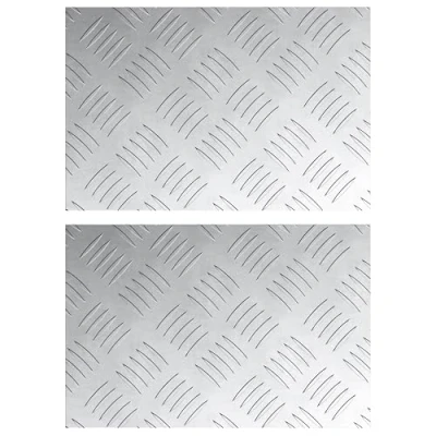 Afbeelding van vidaXL Grijs Rubber 30 x 20 0.3 cm Traplopers Rechthoekig Modern