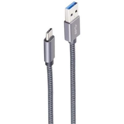 Afbeelding van Basic S 0.5 m USB C 3.2 Gen 2 (3.1 2) 10000 Mbit/s Grey
