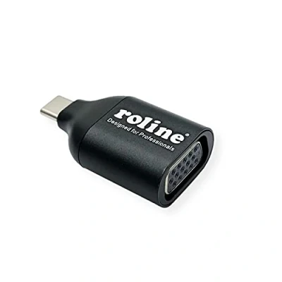 Afbeelding van ROLINE Beeldscherm Adapter USB Type C VGA