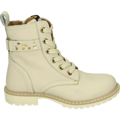 Afbeelding van Develab Veter Veterboots voor kinderen, Maat: 31, Beige Leer