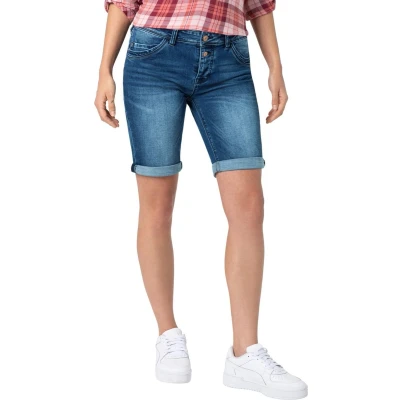 Afbeelding van TIMEZONE Dames SHORT Broeken slim NALITZ Fit Blauw W 29 Volwassenen