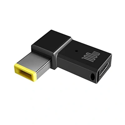 Afbeelding van K03S Bolwins USB 3.1 type C naar DC rechthoekige adapter met PD functie geschikt voor IBM, Lenovo, Thinkpad, C, vervangende voeding, powerlader