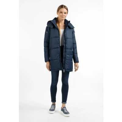 Afbeelding van Parka met padding DREIMASTER S / Donker Marineblauw Wit 100% Polyester