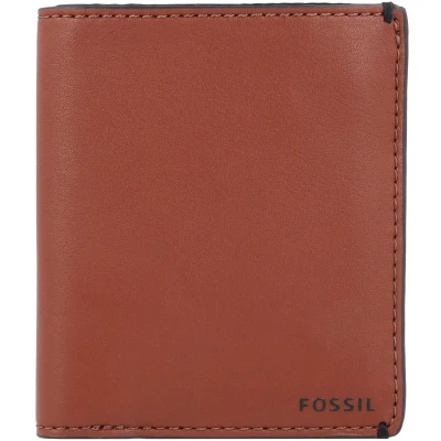 Afbeelding van Fossil Joshua Portemonnee, Heren, Maat: One Size, Medium brown