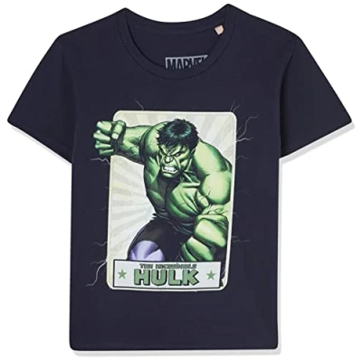 Afbeelding van Marvel T shirt voor jongens, Marine., 12 Jaren