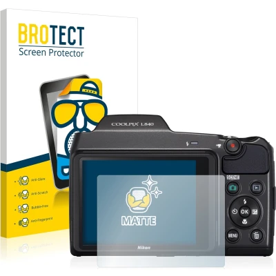 Afbeelding van BROTECT Screenprotector voor Nikon Coolpix L840 Folie Beschermfolie matte (2 Stuks)