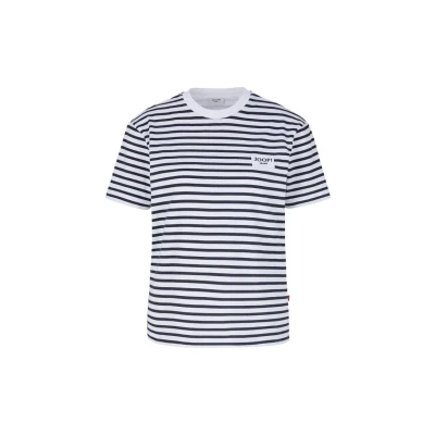 Afbeelding van JOOP! Jeans Teele Tshirt print, Dames, Maat: Small, Blau weiss