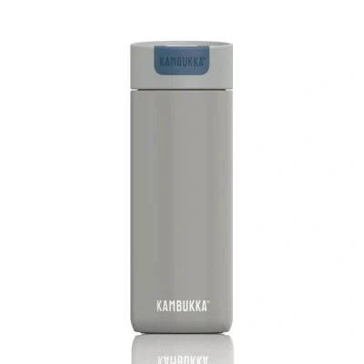 Afbeelding van Thermosbeker/Koffiebeker 500 ml Lekvrij 10 uur warm Kambukka isoleerbeker Olympus Serious Grey