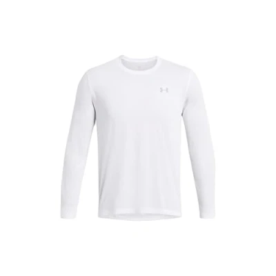Afbeelding van Under Armour Launch Longsleeve white, Heren, Maat: Medium, White