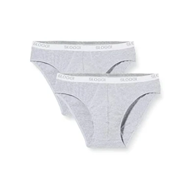 Afbeelding van Sloggi 2PACK Slip, Heren, Maat: XL, Grau