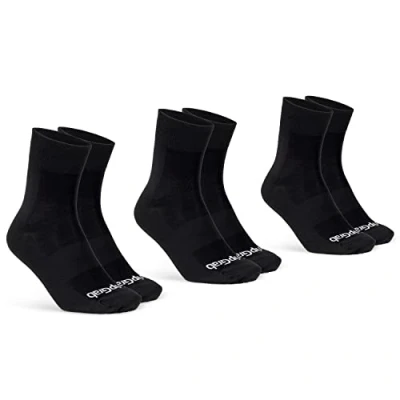 Afbeelding van GripGrab Lightweight SL 3PACK Performance Zomer Fietssokken 3 Paar Coolmax Wielersport Sokken Regular Cut Zwart Unisex Maat L (44 47)