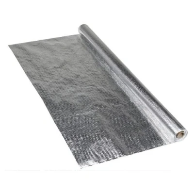 Afbeelding van Aluminium dampwerende folie 2 st. 1,5 m x 50 dampscherm binnen voor isolatie dakisolatie dak