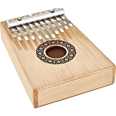 Afbeelding van Sonic Energy Kalimba KL1009H) Duimpiano met 10 tinten in C mar vingerpiano van esdoorn incl. stemhamer, stoffen tas, polijstdoek, etui