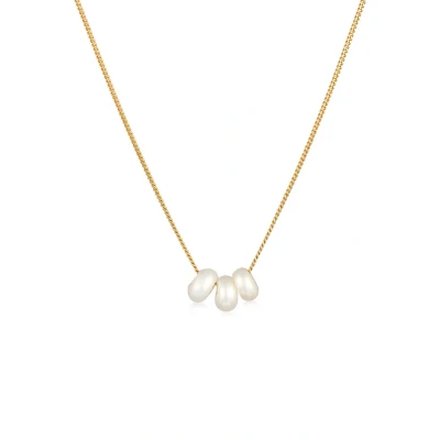 Afbeelding van Elli Basic LOOK Ketting goldcoloured, Dames, Maat: 42, Gold coloured