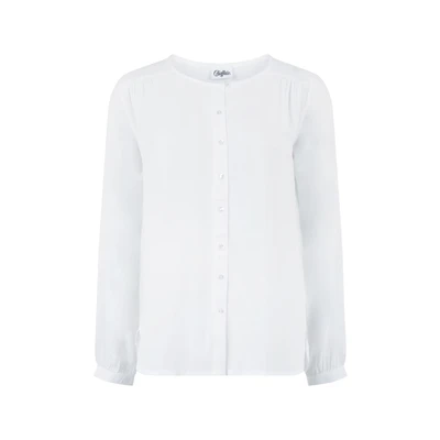 Afbeelding van Buffalo Blouse, Dames, Maat: 38, Weiß