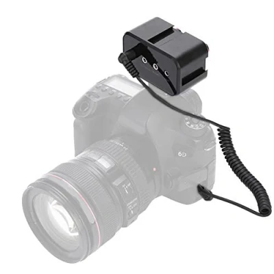 Afbeelding van 2 kanaals microfoon audio mixer WS V2, universele stereo adapter mixer, 3,5 mm dual mono voor DSLR camera&#039;s, zwart