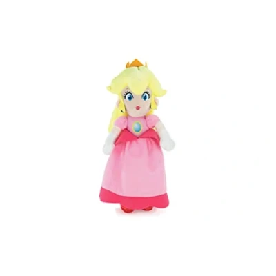 Afbeelding van WHITEHOUSE LEISURE Super Mario Bros karakterknuffel 22 cm Mario, Luigi, Toad, Yoshi, prinses Peach, Donkey Kong, zachte kwaliteit (22 cm, perzik)