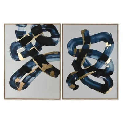 Afbeelding van Home ESPRIT Abstracte afbeelding Urban 90 x 4 120 cm (2 stuks)