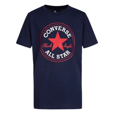 Afbeelding van Converse CORE Chuck Patch TEE Tshirt print voor kinderen, Maat: 163/175, Obsidian/red