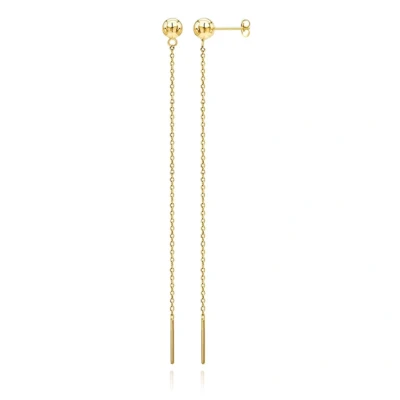 Afbeelding van Zilverkleurige Dames Ketting Oorbellen met Bal