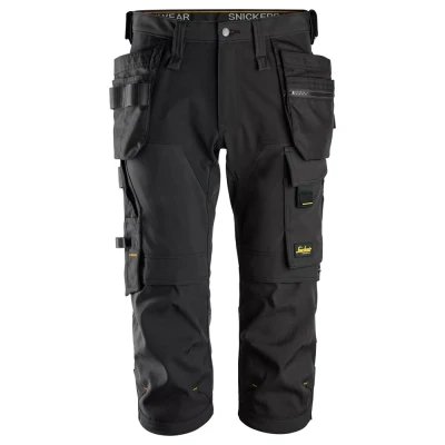 Afbeelding van Snickers 6178 AllroundWork 4 Weg Stretch Pirate Werkbroek met Holsterpockets Zwart 046